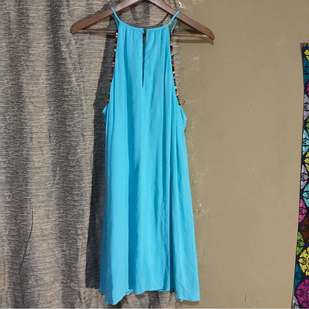 The vanity room Pom pom dress Summer Vacation Resortwear
